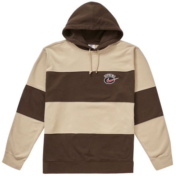 Supreme Nike Stripe Tan Shirt